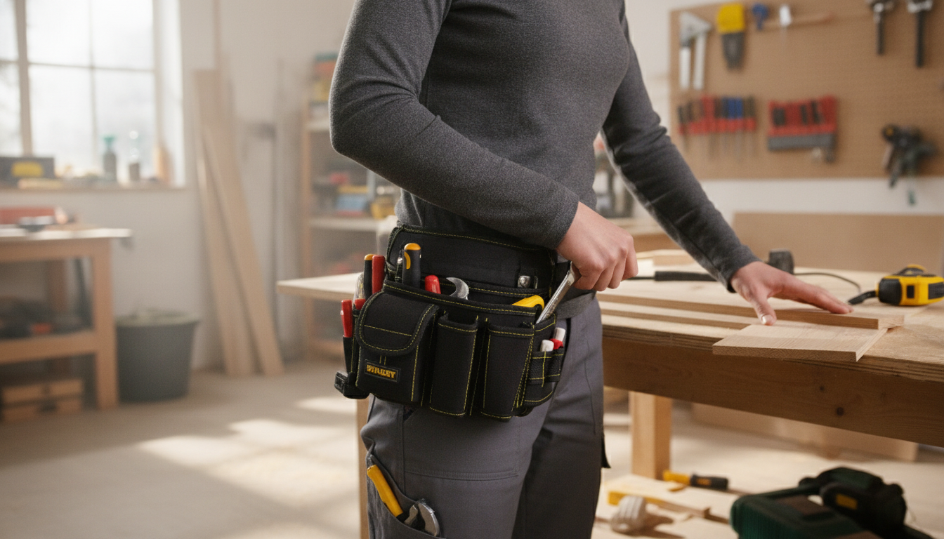 Reinforced Waist Tool Bag for Fast, Easy Access